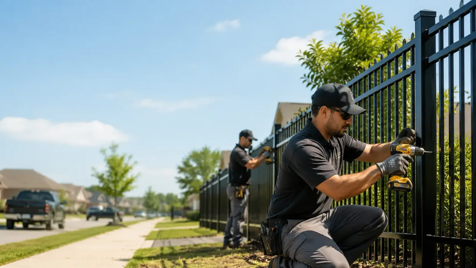 Metal Fence Installation in Irvington, NY